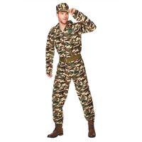 Adults' Army Camo Jumpsuit Costume
