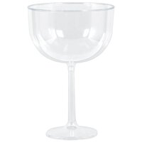 Jumbo Plastic Wine Glasses - Pk 4*