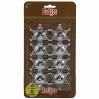 Wild West Sherrif Party Badges - Pk 8