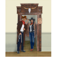 Wild West Saloon Door Frame Decoration (1.3x2.3m)