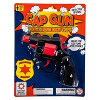 Toy Revolver Cap Gun (Black)