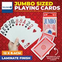 Jumbo Sized Playing Cards (12x8cm)