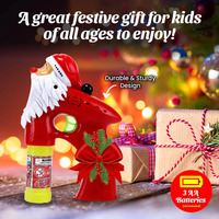 Santa Toy Bubble Gun