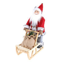 Santa Sleighing Christmas Figurine (45cm)