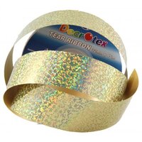Holographic Gold Tear Ribbon (45m)
