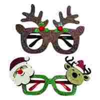 Christmas Characters Novelty Glasses (Asstd.)