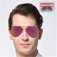 Red Aviator Sunglasses