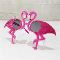 Pink Flamingo Party Glasses