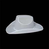 Light-Up White Cowboy Hat