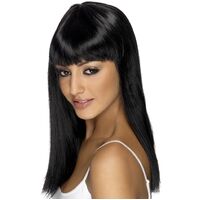 Glamourama Straight Black Wig