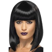 Black Sleek Bob Wig