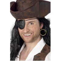 Pirate Costume Eyepatch & Earring