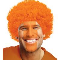 Orange Curly Afro Wig