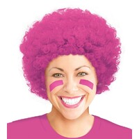 Pink Curly Afro Wig