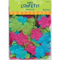 Hibiscus Flower Fabric Confetti - Pk 300