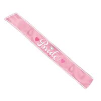 Elegant 'Bride' Pink Sash
