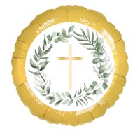 Botanical Celebration Cross Foil Balloon (45cm)
