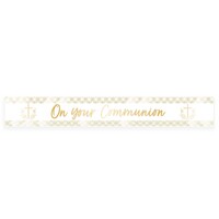 Botanical Communion Cross Foil Banner (2.7m)