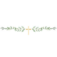 Botanical Celebration Cross Garland (1m)