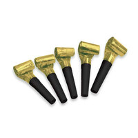 Black & Gold Party Blowouts - Pk 24