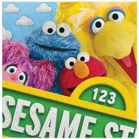 Sesame Street Paper Napkins - Pk 16