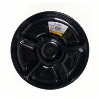 Black Round 5-Section Reusable Platter (31cm)