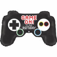 Birthday Game Controller Shape Foil Balloon (36in.)