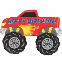 Birthday Monster Truck Shape Foil Balloon (40in.)