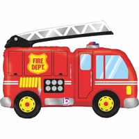 Fire Truck Shape Foil Balloon (40in.)