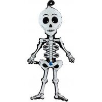 Scary Skeleton Shape Foil Balloon (29in.)