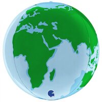 Earth Globe 4D Foil Balloon (15in.)