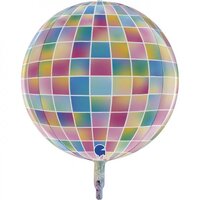 Disco Holo Globe 4D Foil Balloon (15in.)