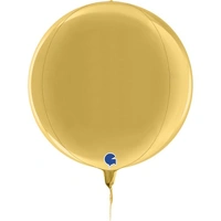 Gold Globe 4D Foil Balloon (11in.)*