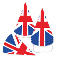 Patriotic British Flag Cone Hats