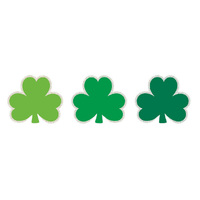 Shamrocks Mini Cutouts (Cardboard, 6Cm) - Pk 50 