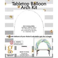 10x40cm Balloon Arch Table Kit (White)