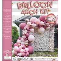 Pink Balloon Arch Set 97pcs.