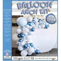 Blue Balloon Arch Set 102pcs