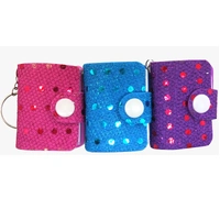 Sequin Notebook Keyrings - Pk 32
