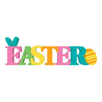 Easter Standing Sign with Easter Egg and Bunny Ears Design - Pk 1