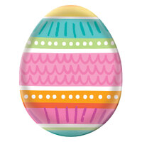 Easter Egg Shaped Melamine Platter - Pk 1