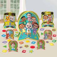 Cocomelon Table Decorating Centrepiece Kit - Pk 7.