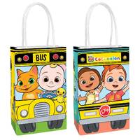 Cocomelon Paper Kraft Bags - Pk 8