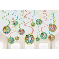 Cocomelon Spiral Decorations Value Pack