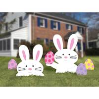 Easter Bunny Assorted Yard Signs - Pk 5