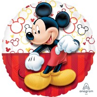 45cm Mickey Mouse Cute Portrait Circle Foil Balloon S60