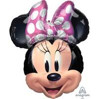 26-inch Minnie Mouse Forever Head Shape Foil Balloon