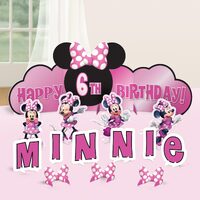 Minnie Mouse Forever Table Decorating Kit Happy Birthday