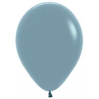 Pastel Dusk Blue 12cm Latex Balloons