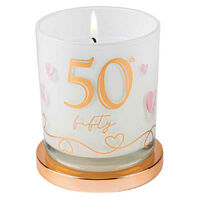 50th Birthday Candle